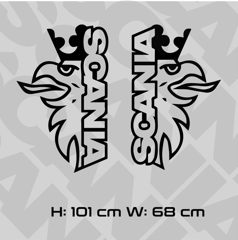 Scania griffin 2stk